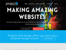 Tablet Screenshot of project5.co.za